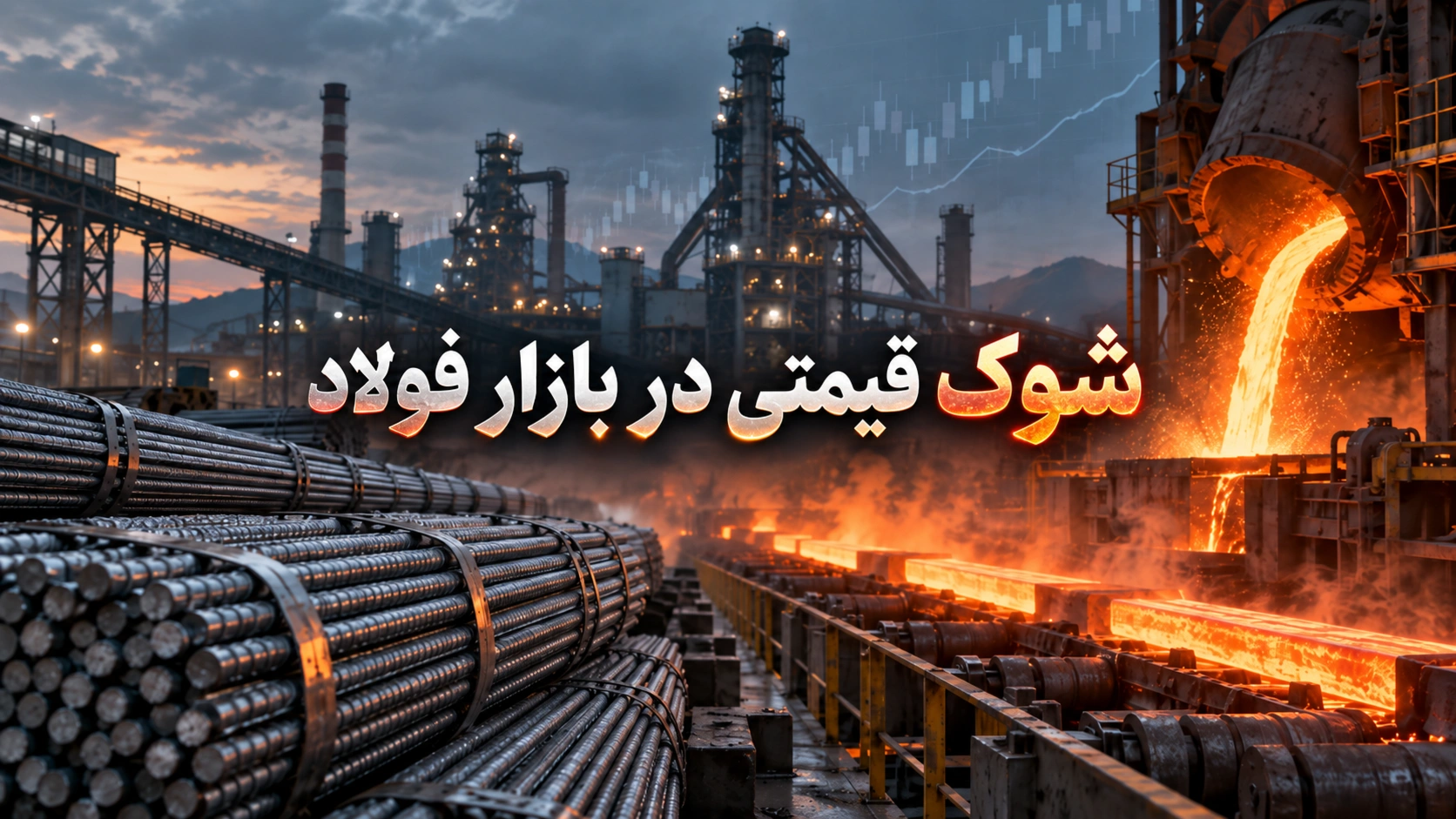 بازار آهن در ۱۸ شهریور ۱۴۰۵؛ فشار شمش فولادی بر قیمت میلگرد ادامه دارد